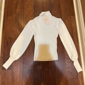 Love Tree White Long Sleeve Blouse